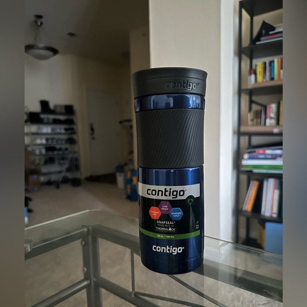 Contigo Midnight Blue and Black Travel Mug